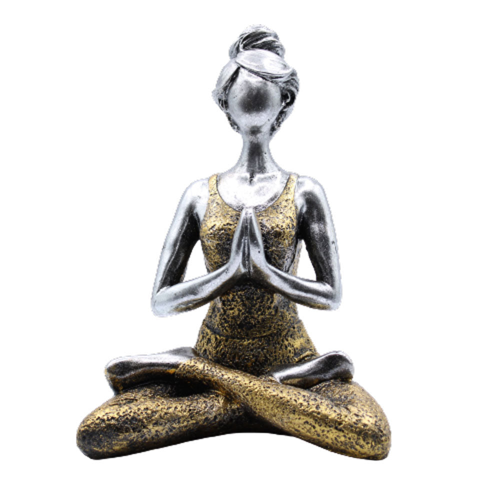 Silver/Gold Yoga Lady Ornament