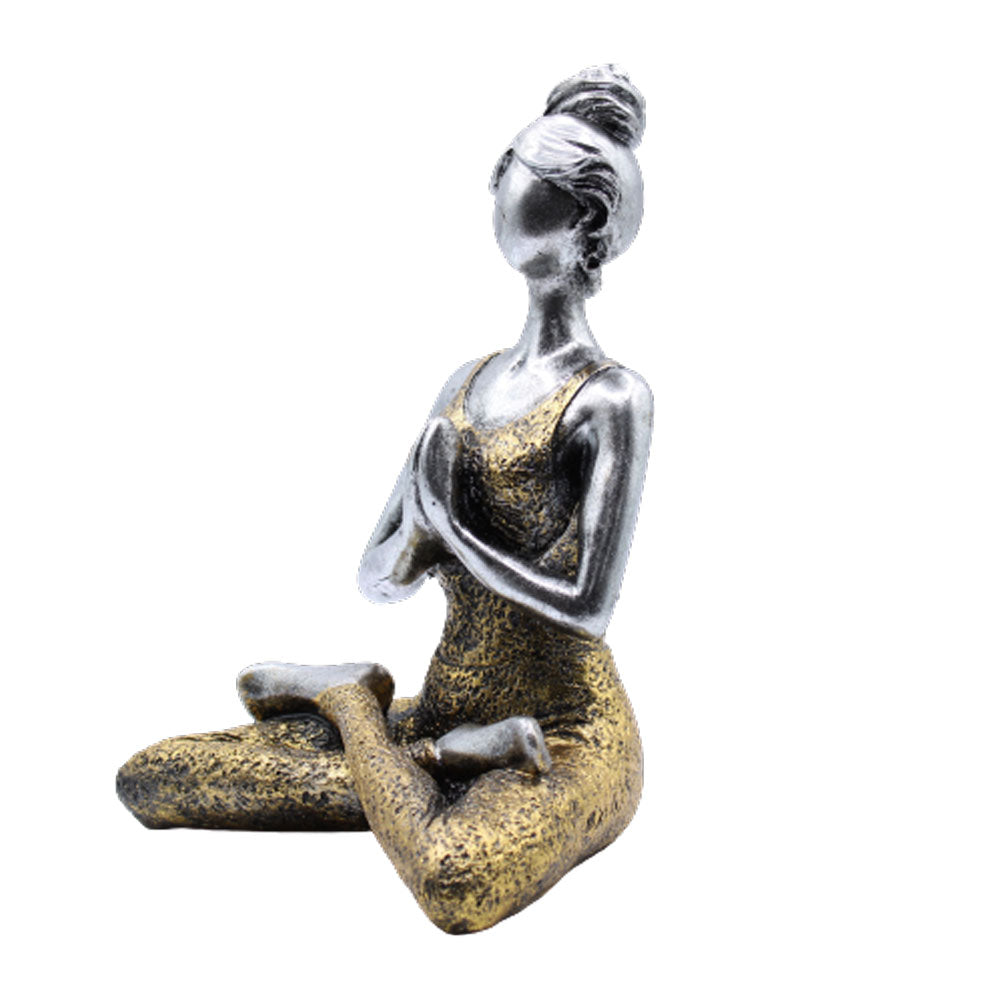 Silver/Gold Yoga Lady Ornament